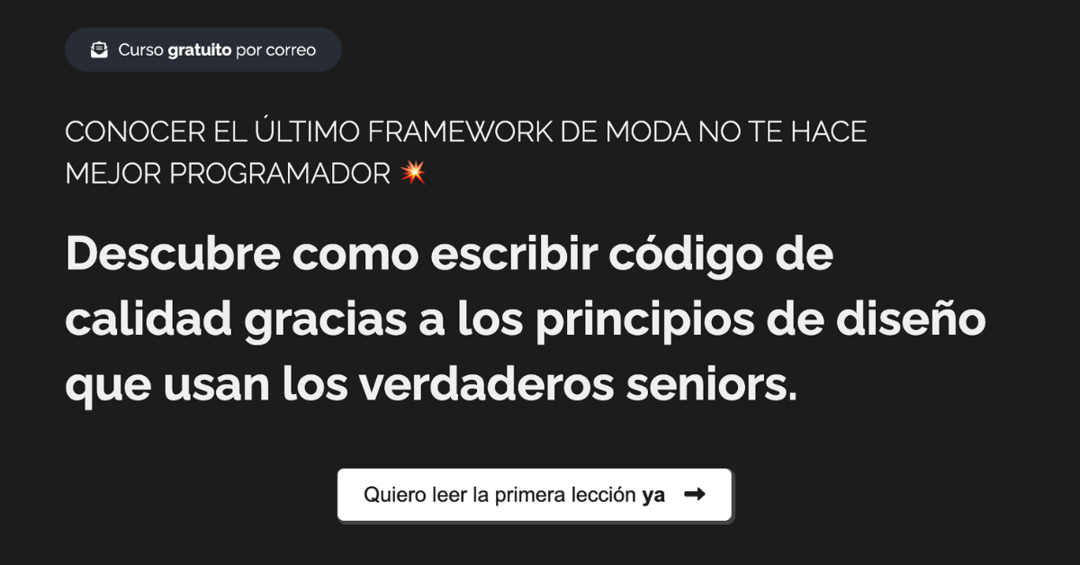 Curso Gratuito de Principios de Diseño Software Crafters